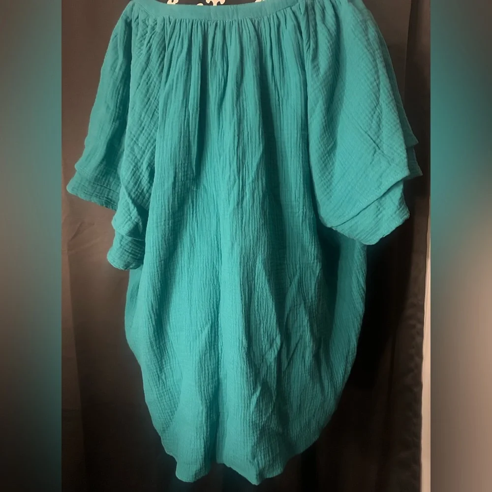 Joie Turquoise Blouse - Picture 3 of 4
